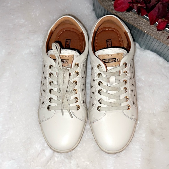 PIKOLINOS Lagos Leather Floral Sneaker - Picture 4 of 10